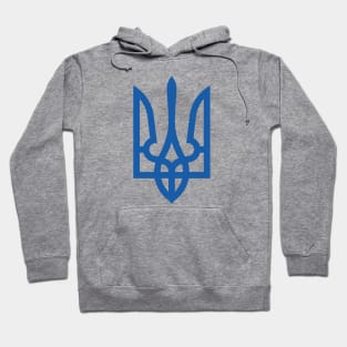 Blue Tryzub Hoodie